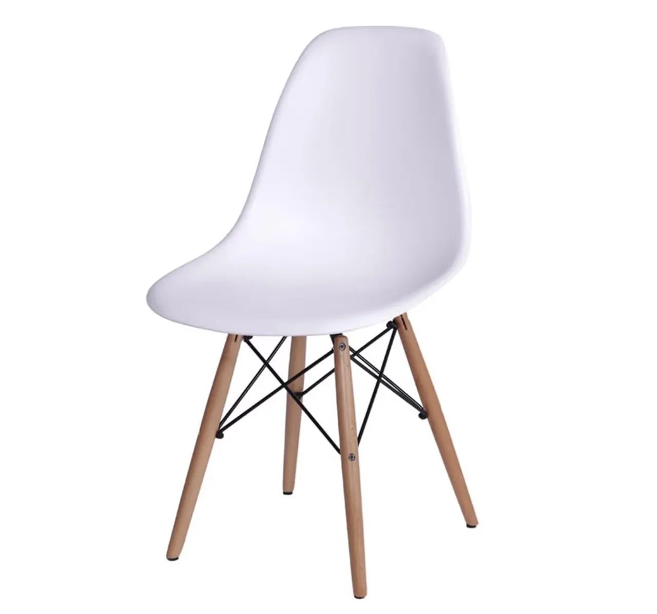 8 cadeiras Eames (4 brancas 4 pretas)
