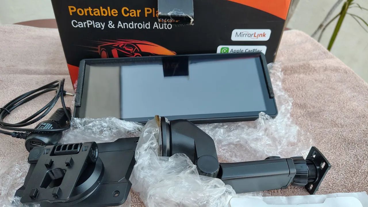 Multimídia Portátil 10 polegadas Android auto e car play