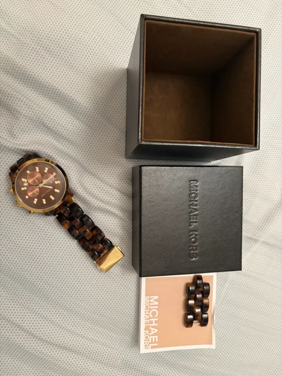 Relógio Michael Kors MK5216 Tartaruga - Original - Ótimo Estado - Foto 2