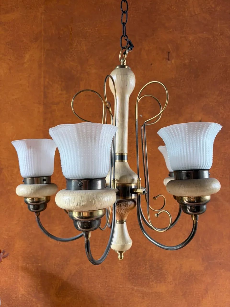 Lustre estilo dinamarques 5 braços