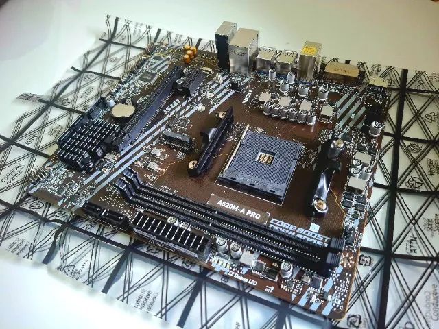PLACA-MÃE MSI A520M-A PRO ? AM4 | DDR4 | M.2 - Foto 4