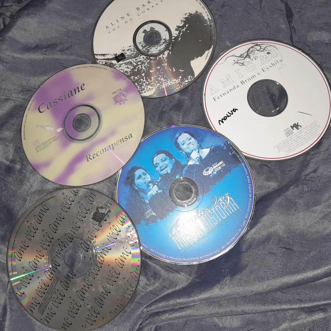 Kit cds gospel - Kleber lucas ,cassiane,aline.. - Foto 3