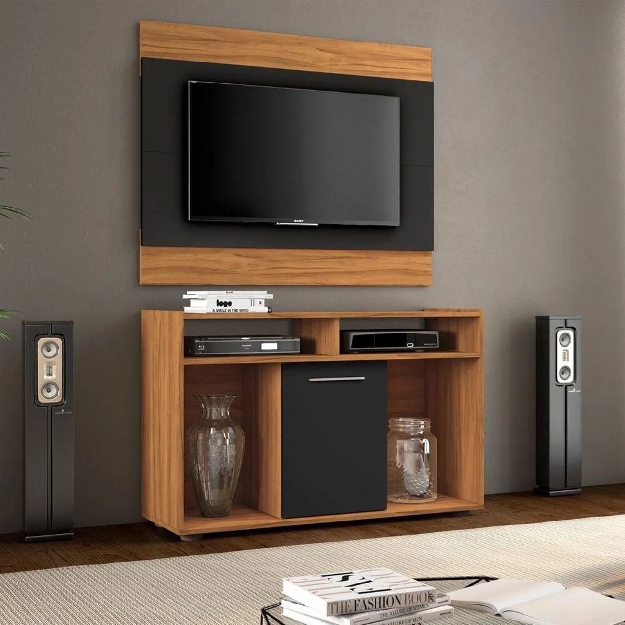 Rack com painel para tv até 43 polegadas _ Entrega grátis Fortaleza - Foto 4