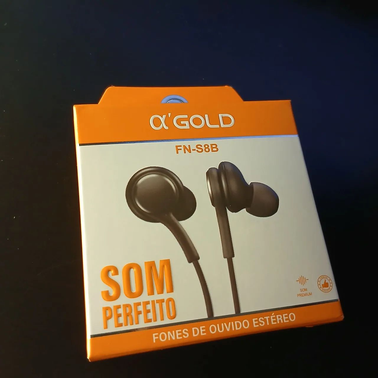 Fone com fio tradicional A'GOLD 