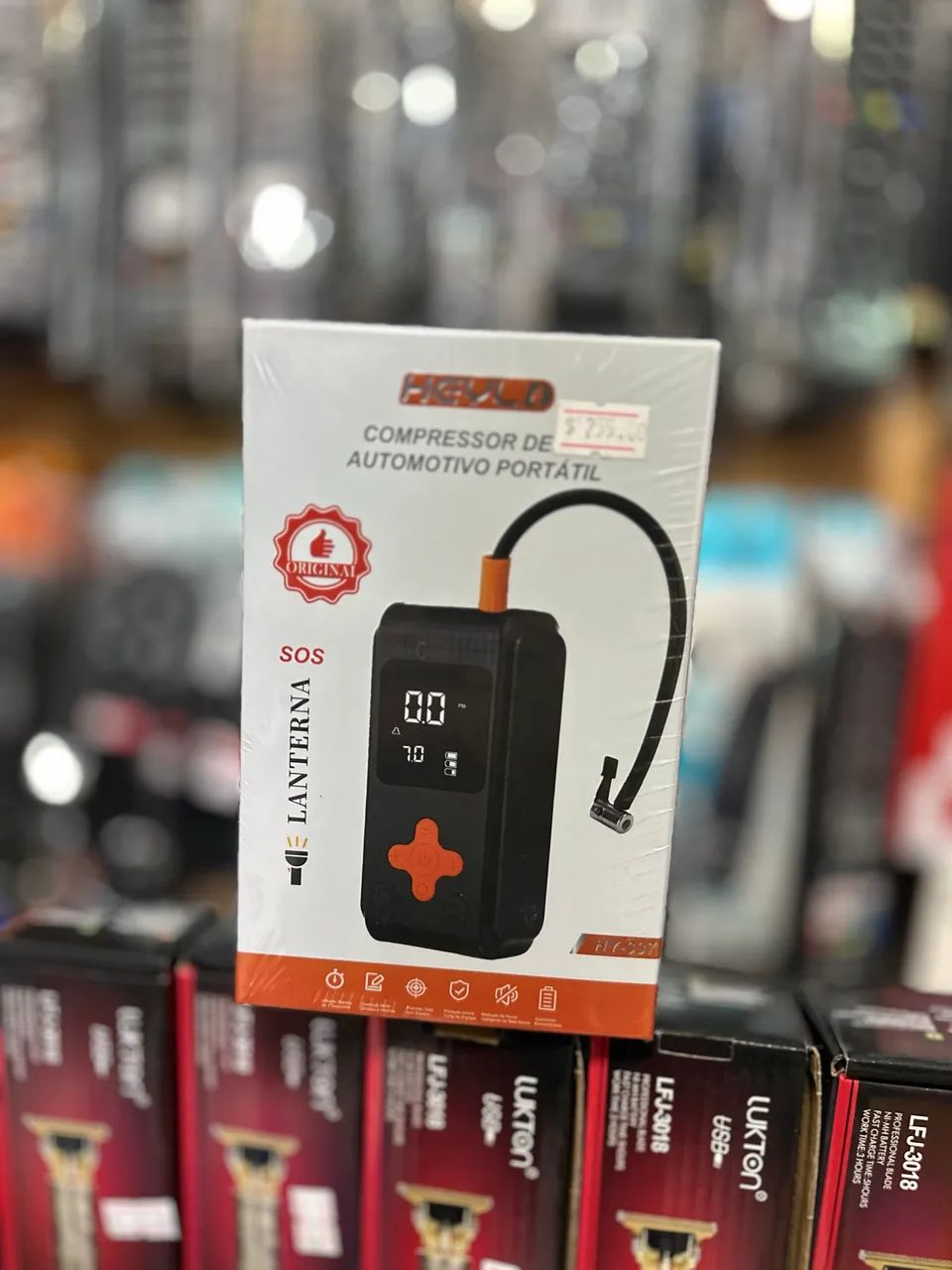 Compressor automotivo portátil 