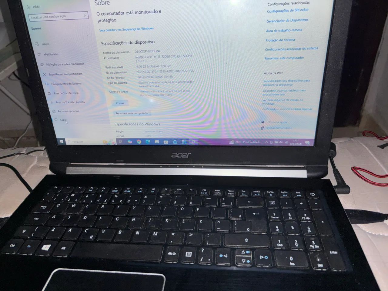 Notbook acer