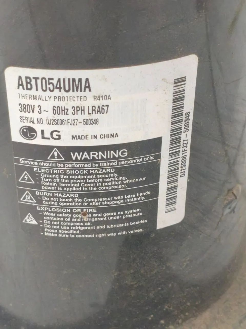 Compressor de ar condicionado 