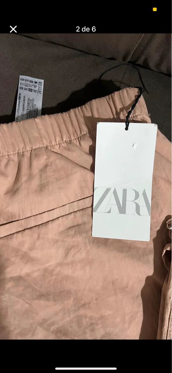 Calça cargo Zara 