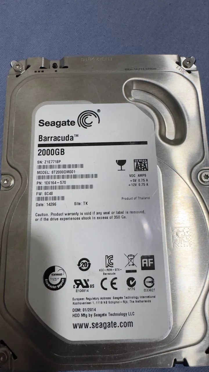 Hd 2 terabytes Baracuda - Foto 3