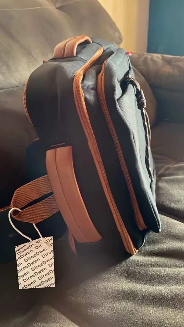 Mochila nova 40cm altura, tem Alça lateral - Foto 4