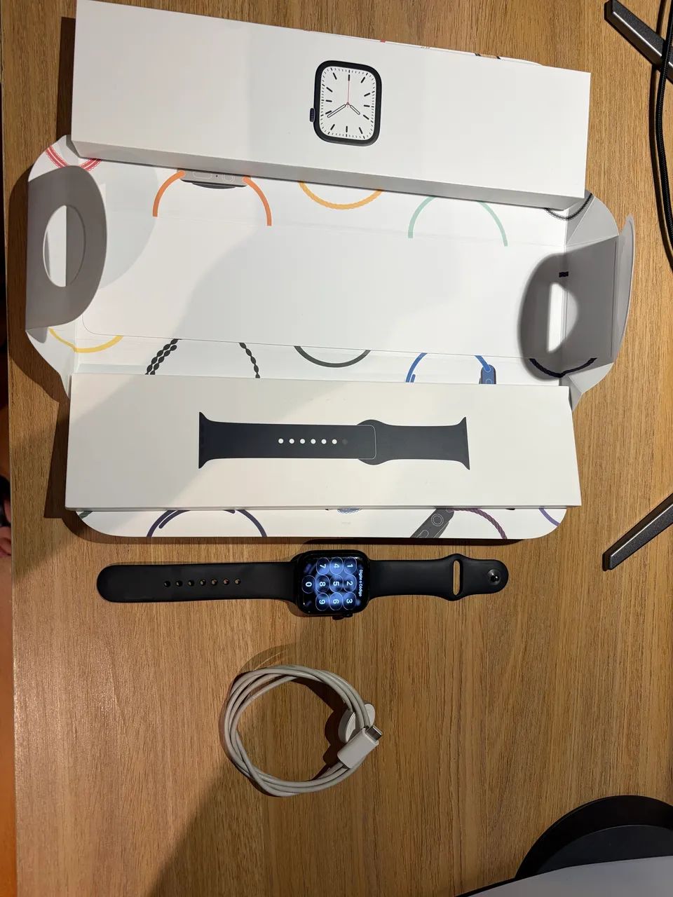 Apple Watch 7 45 mm Gps+Celular Preto  - Foto 3
