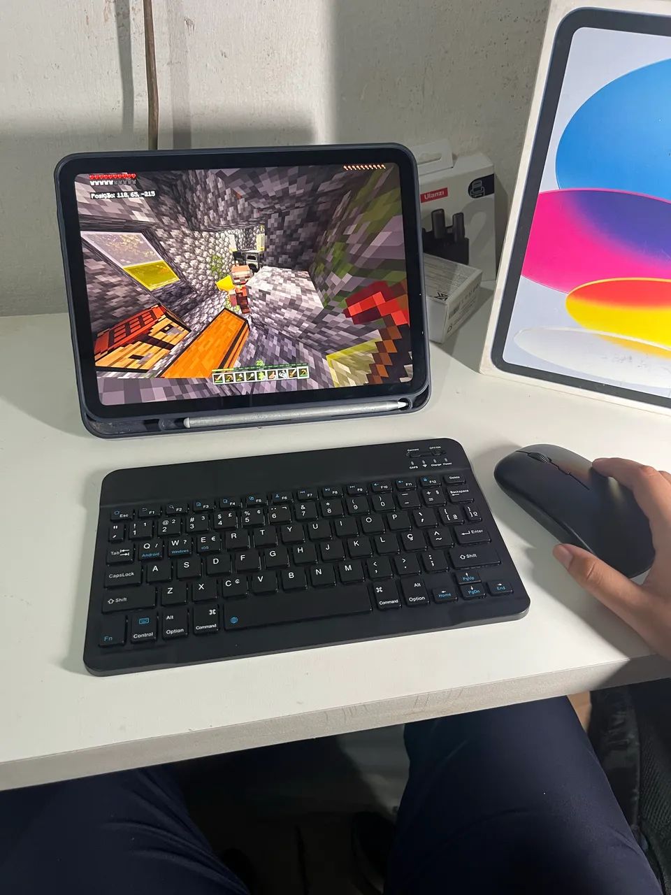 Kit teclado e mouse Bluetooth  - Foto 3