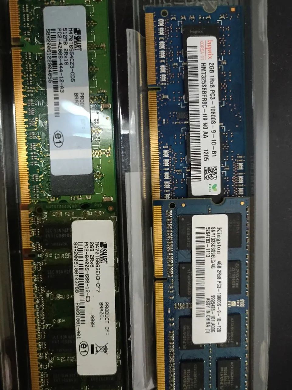 Diversas memórias para notebook 2gb e 4gb de ram Pc2 e Pc3 - Foto 2
