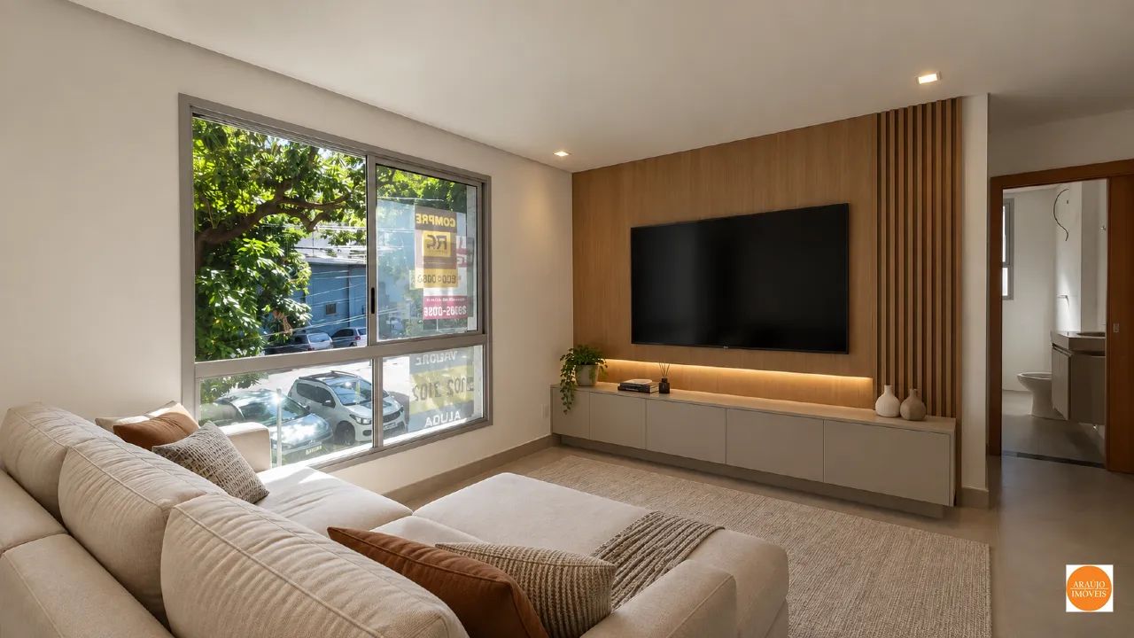 APARTAMENTO COM 68m2 - 02 QUARTOS COM SUITE - 01 VAGA - ALUGUEL - FUNCIONARIOS