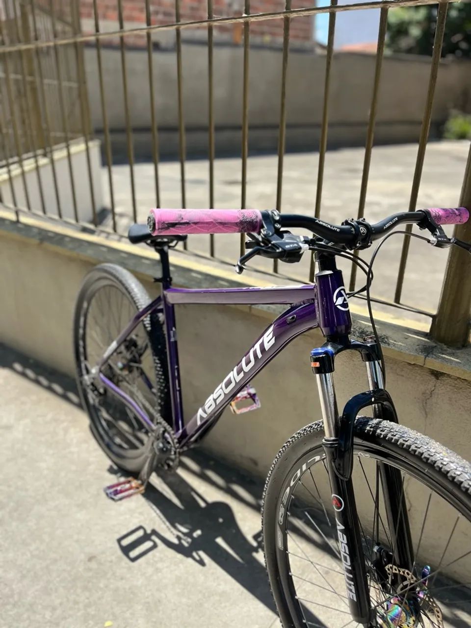 Bicicleta absolute nero 5 roxa 2025/ só pegar e andar  - Foto 3
