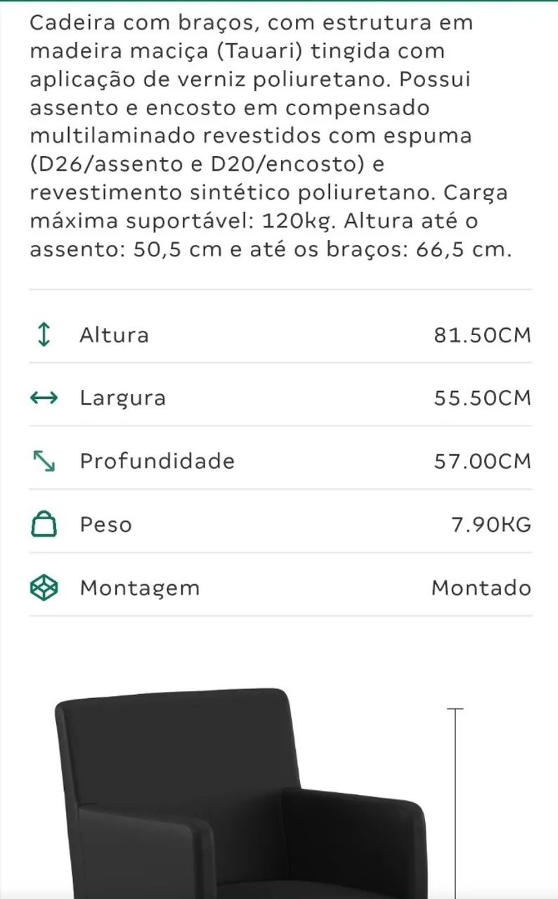 Cadeira tok&stok  - Foto 5