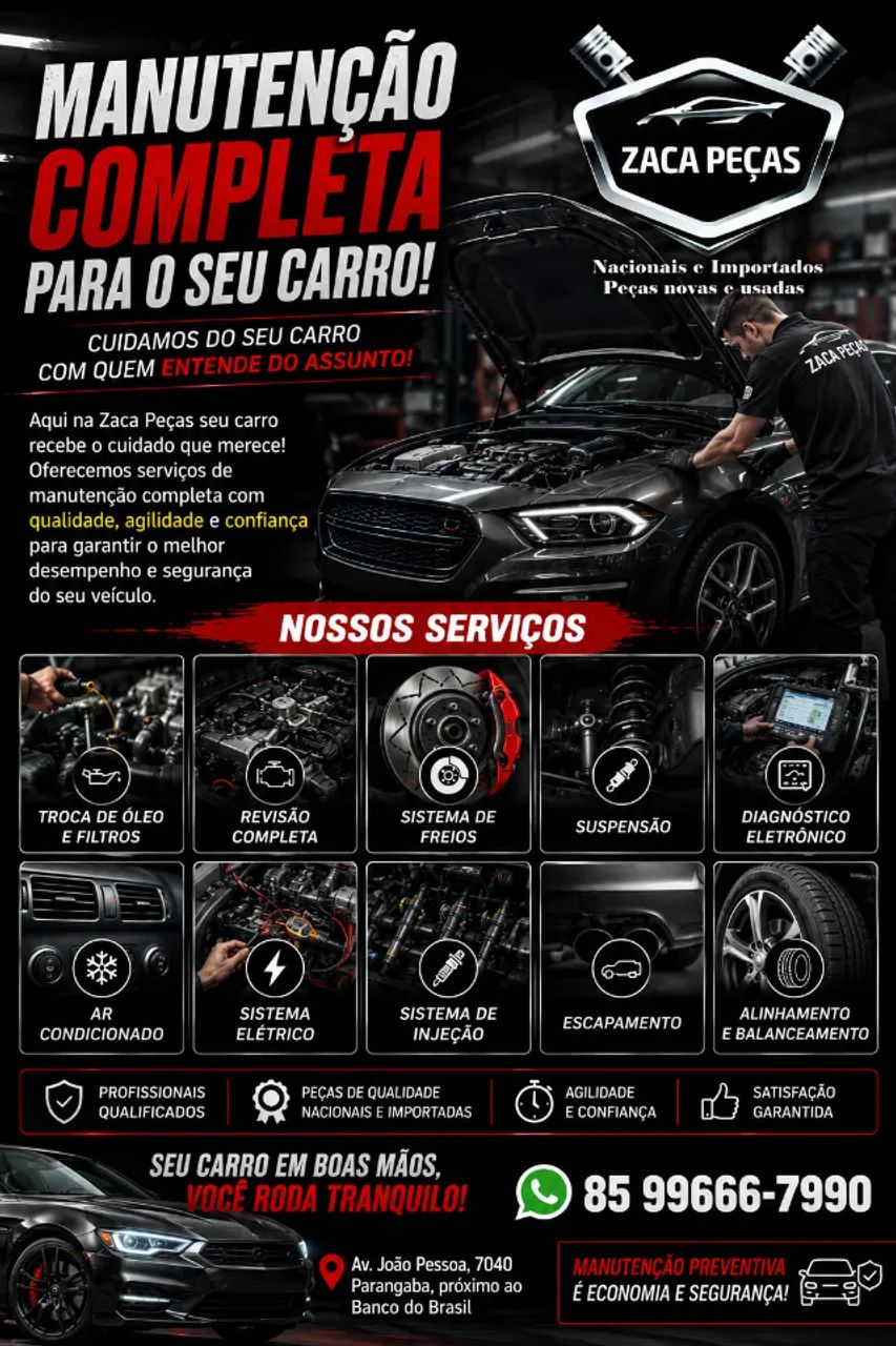 Seu Carro Está Precisando de Atenção? Nós Resolvemos!