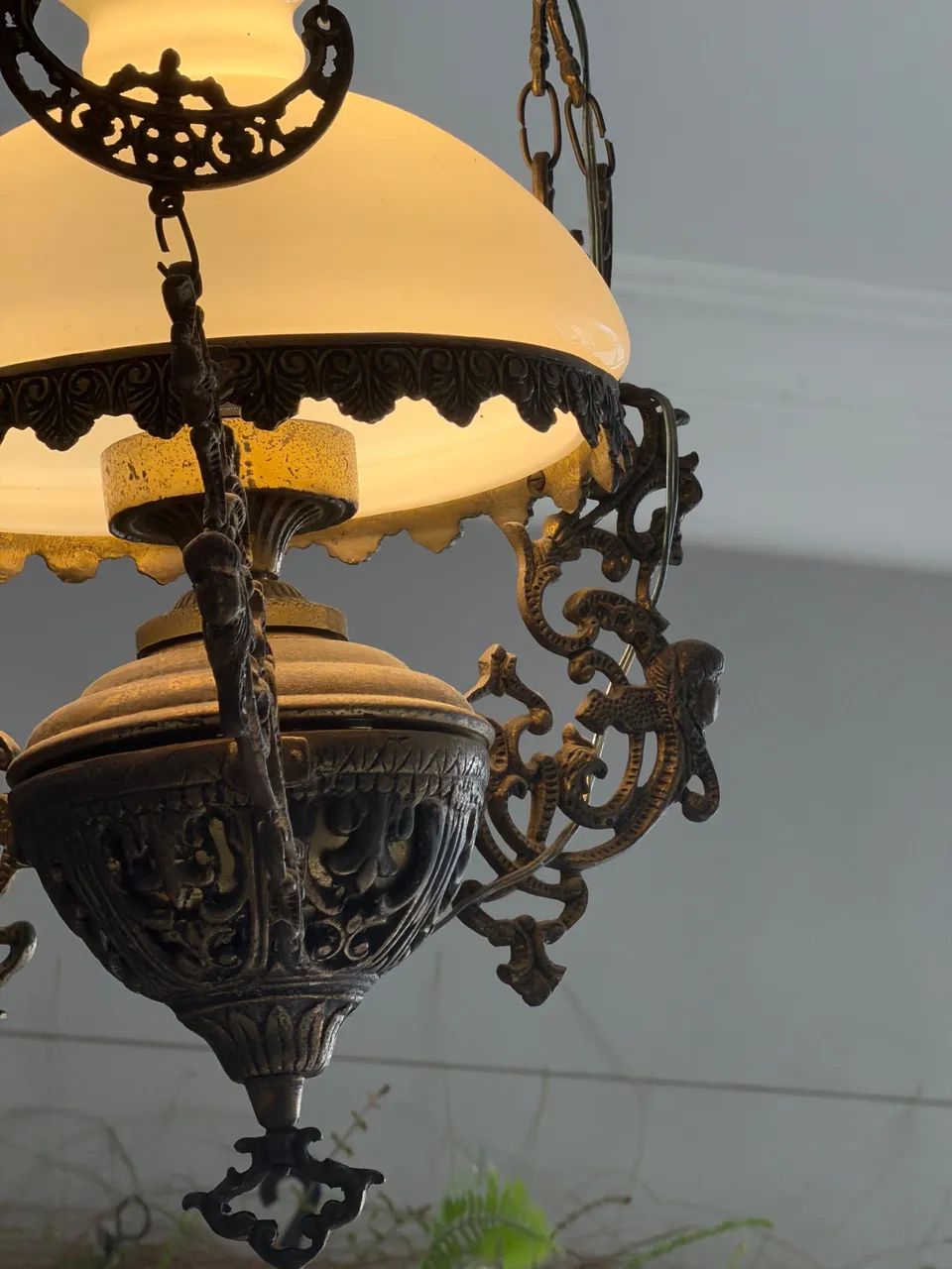 Lustre antigo de ferro  - Foto 4