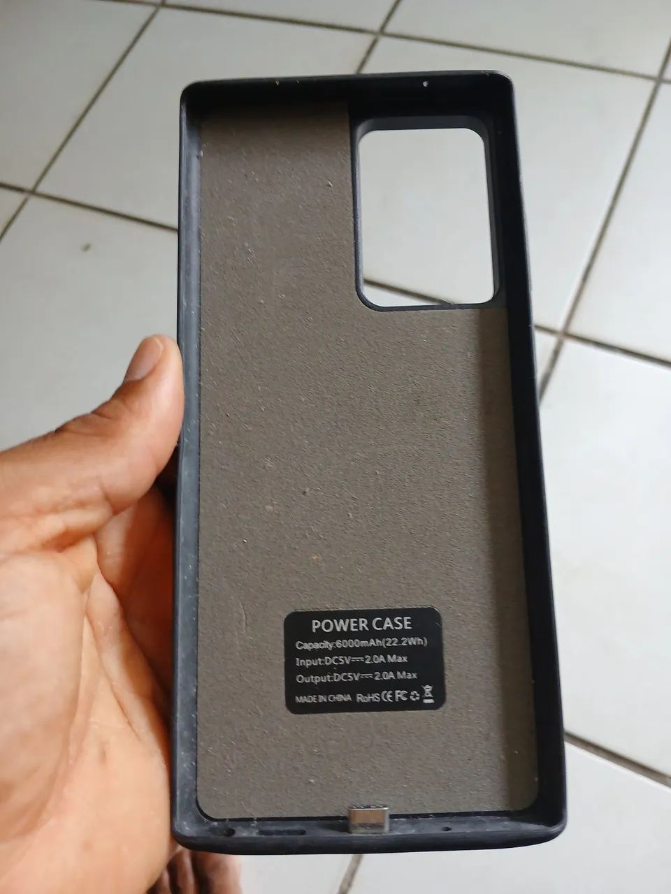 POWER CASE original pra Note 20 ultra 
