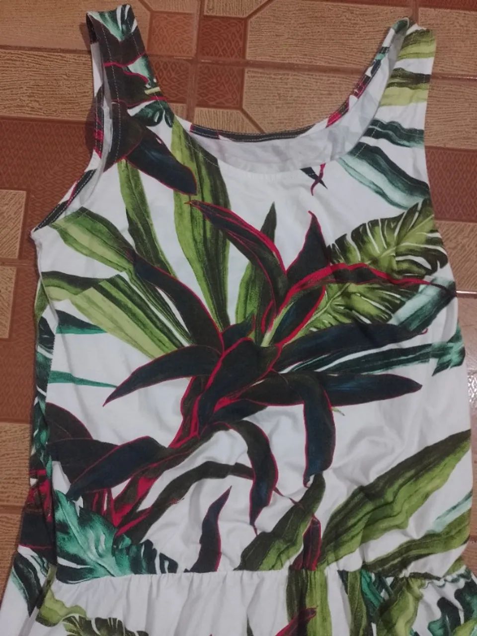Vestido longo estampado - Foto 2