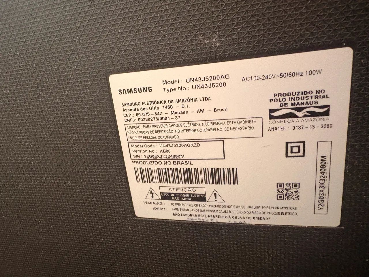 Vendo televisão Samsung 43 polegadas smartv funcionando perfeitamente - Foto 2
