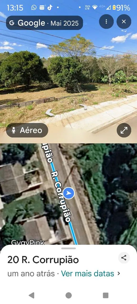 Terreno 2000m² colônia Dona luiza - contrato de compra e venda -  mapa na descrição  - Foto 5
