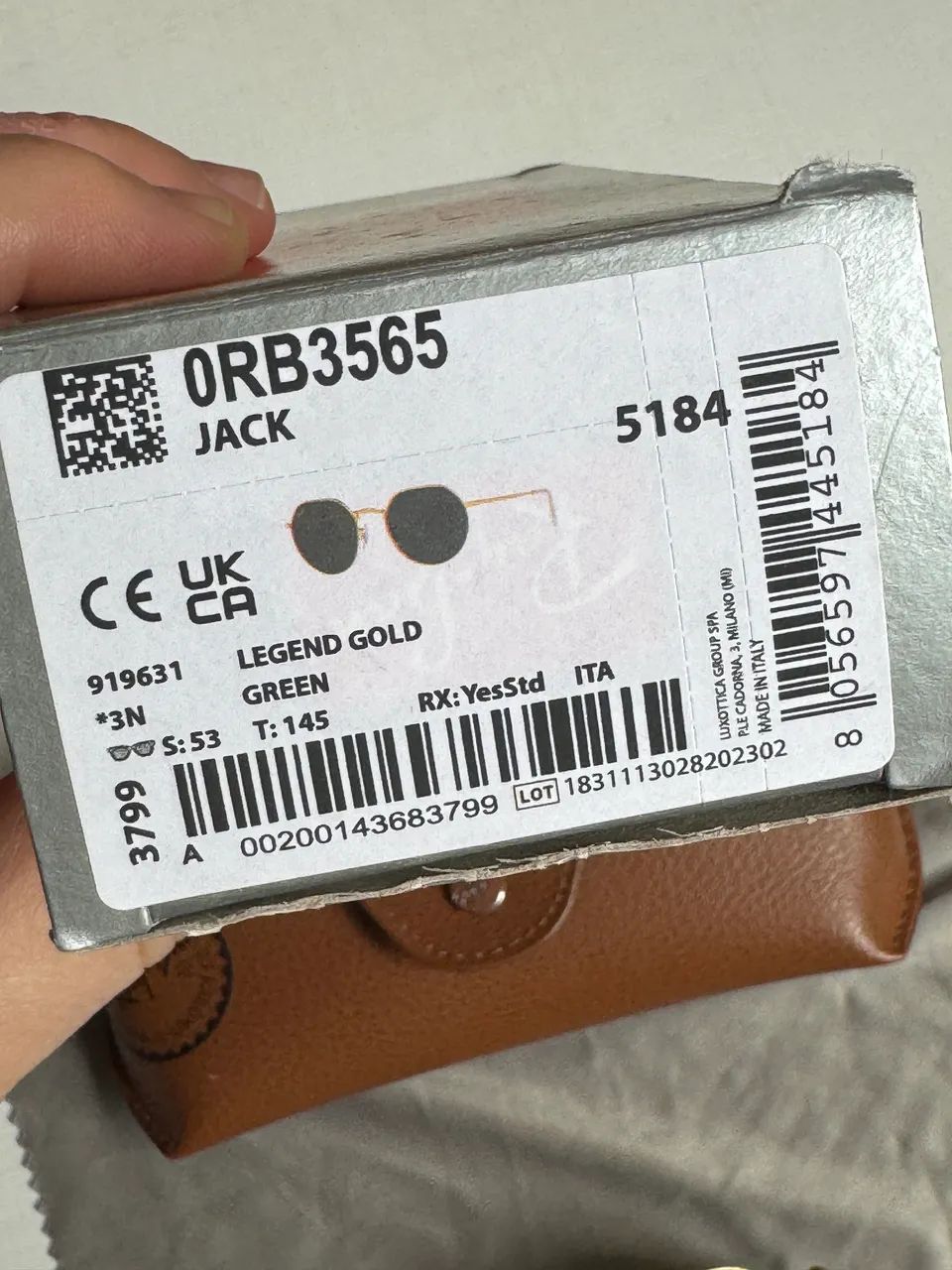 Óculos de sol original rayban jack - Foto 5