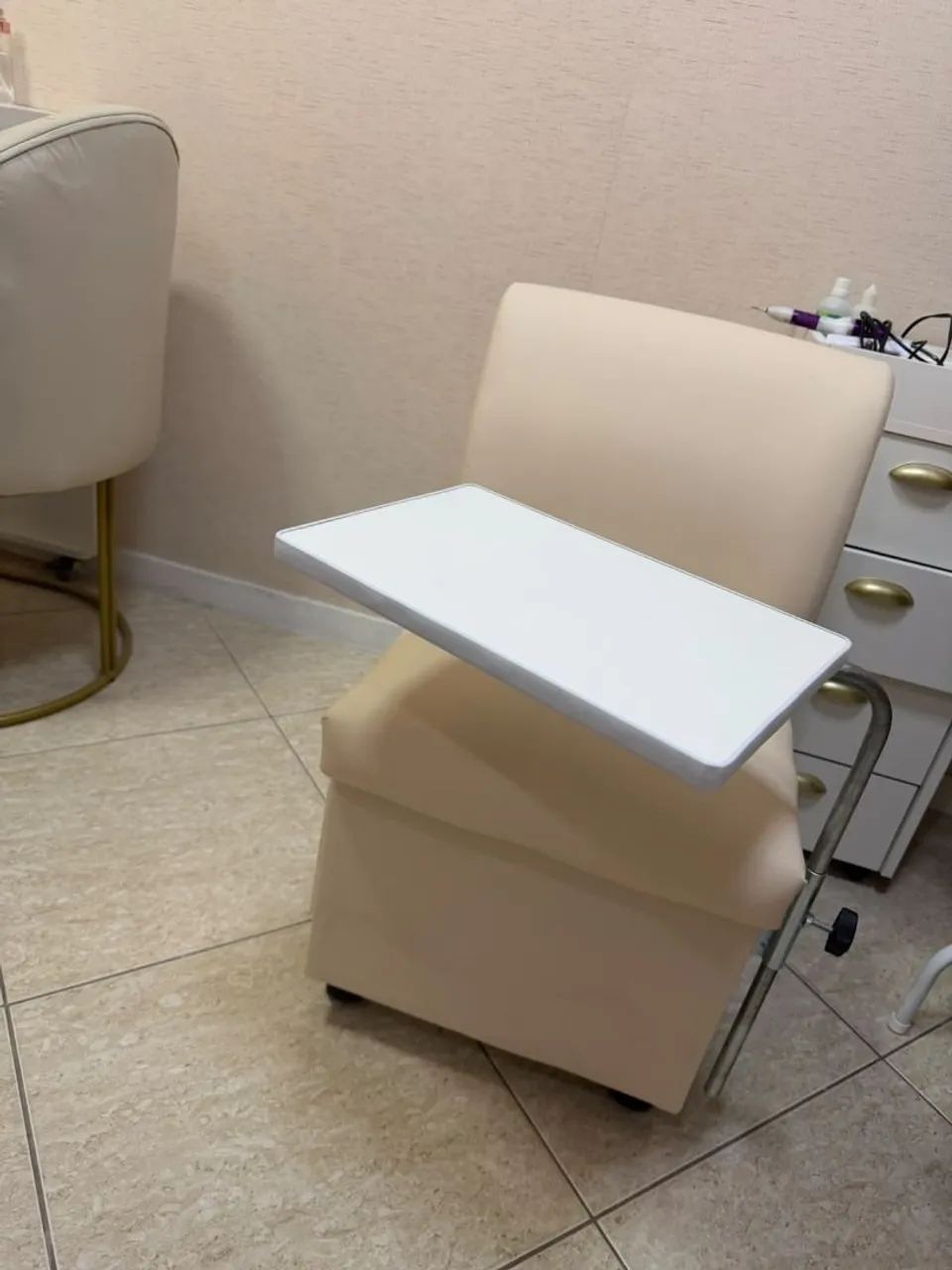 Cadeira pedicure + apoiador de pé - Foto 3