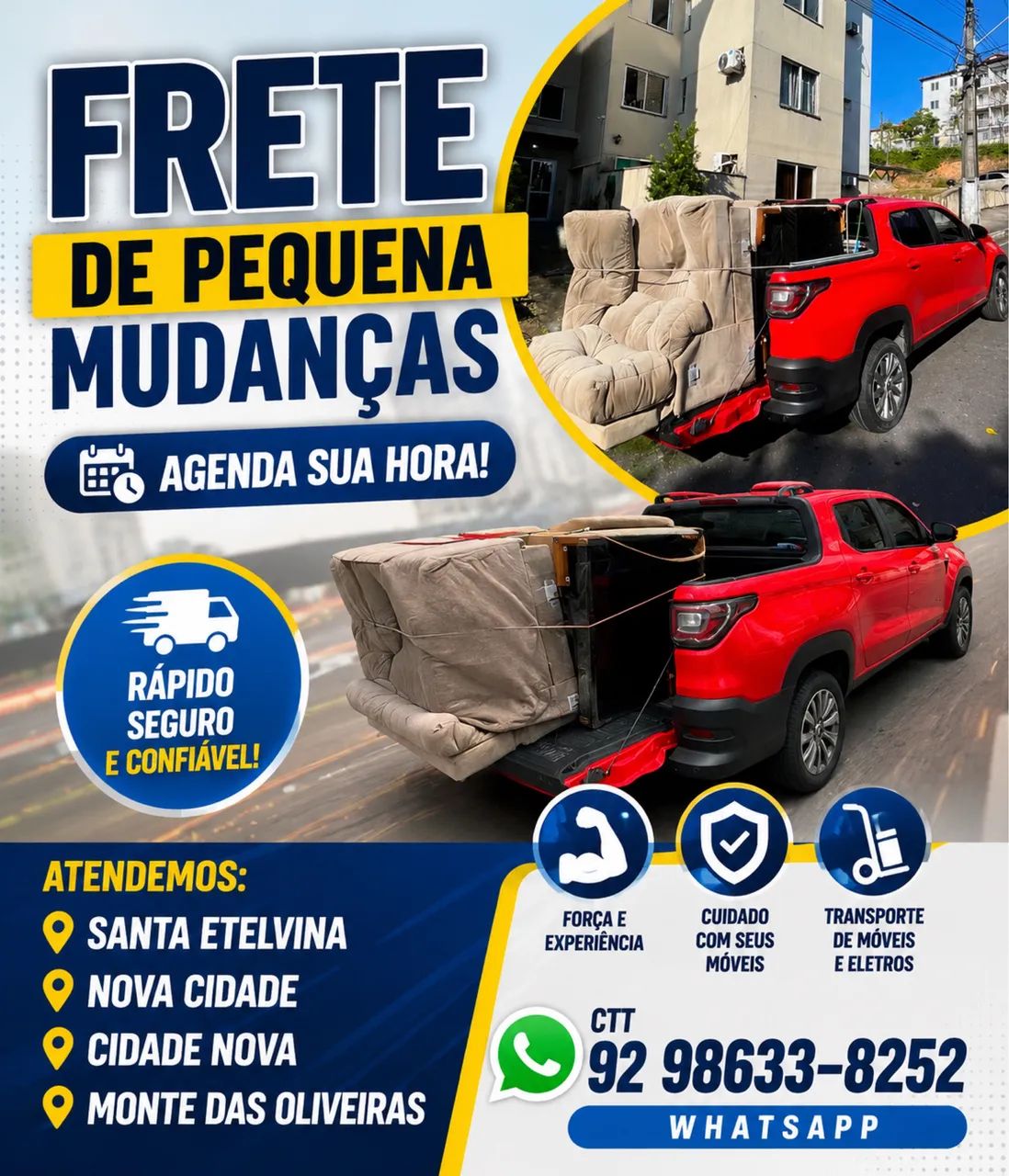 Frete Santa Etelvina, Nova cidade 