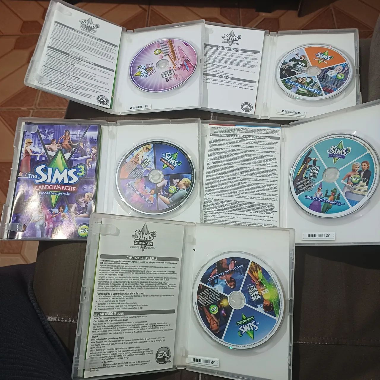 Lote The sims 3 - 5 expansões - Jogos de Vídeo Game - Jardim das