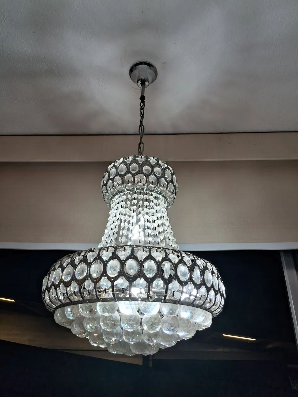 Lustre com bolas de cristal  - Foto 3