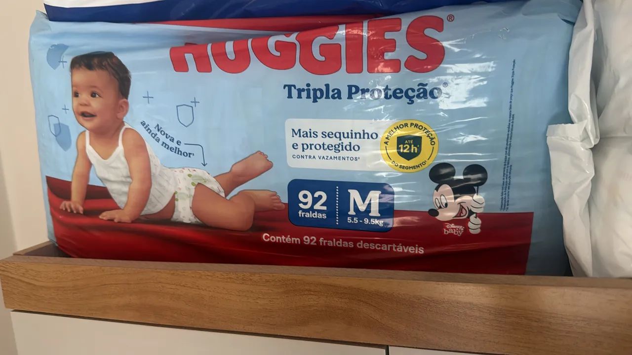 Fraldas descartáveis M - Foto 3