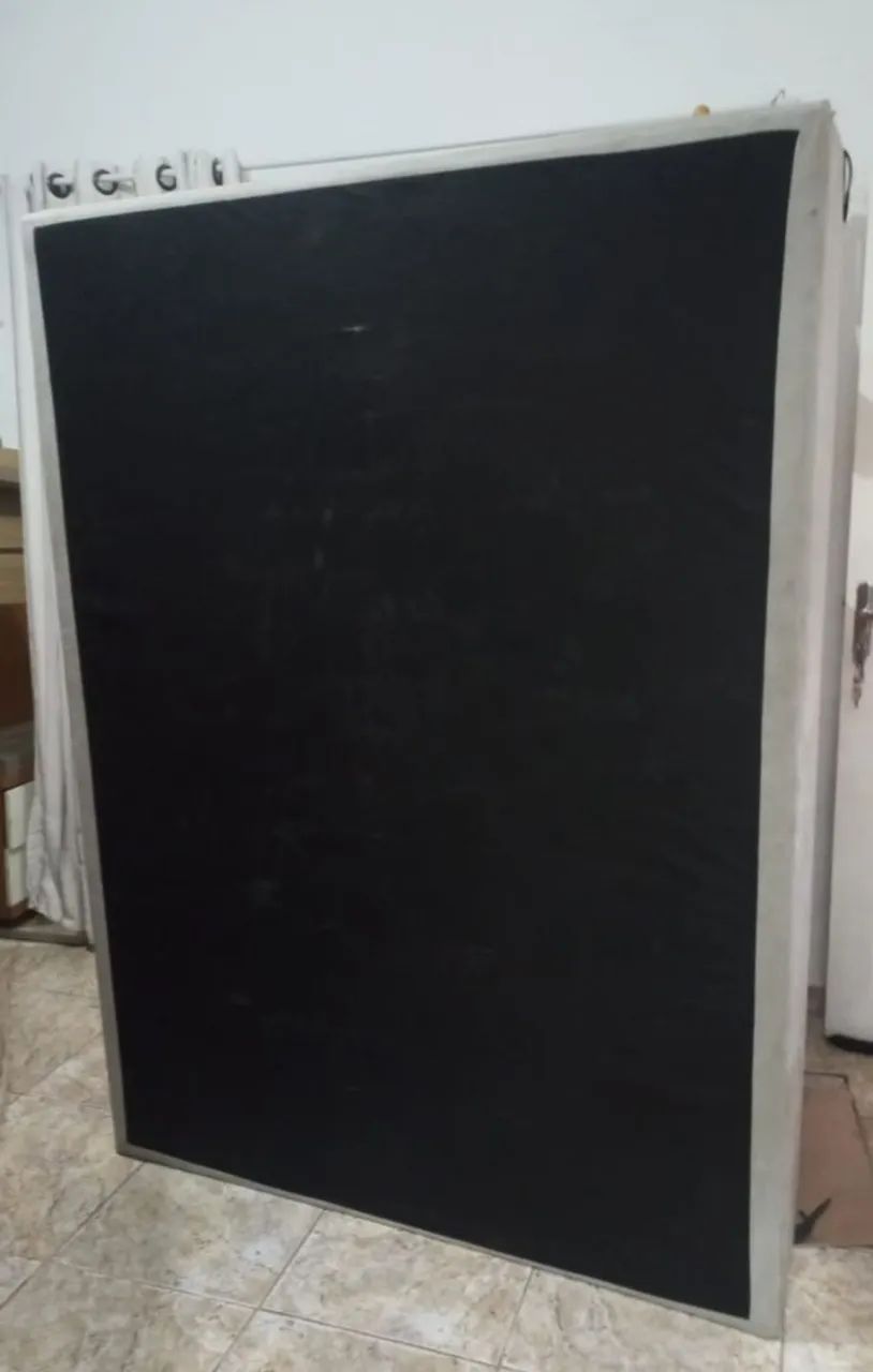 Cama box bege (casal)