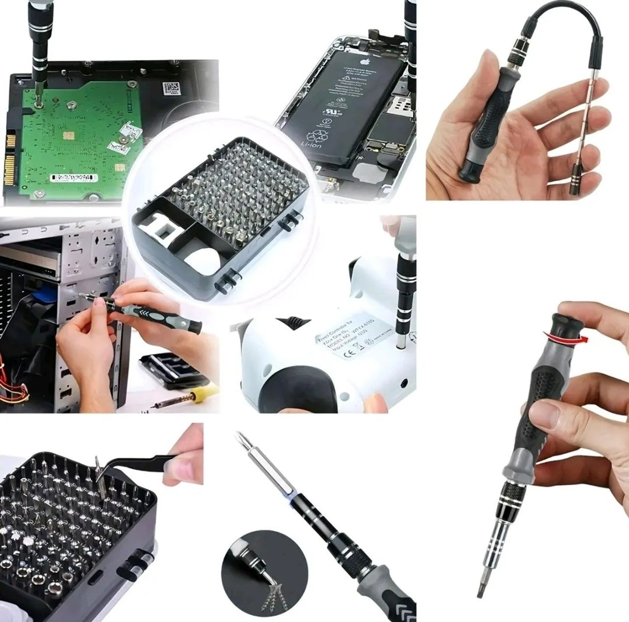 Kit ferramenta 115 peças mini para celular, Tablet e  notebooks  - Foto 3
