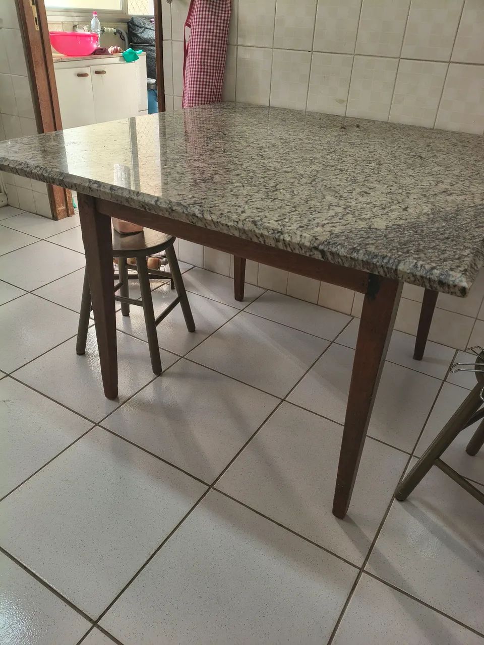 Vendo mesa de granito retangular  - Foto 3