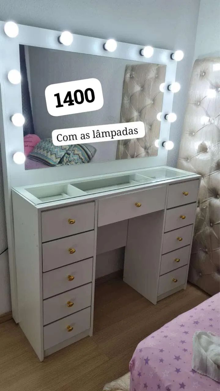 Penteadeiras com led e lâmpadas  - Foto 5