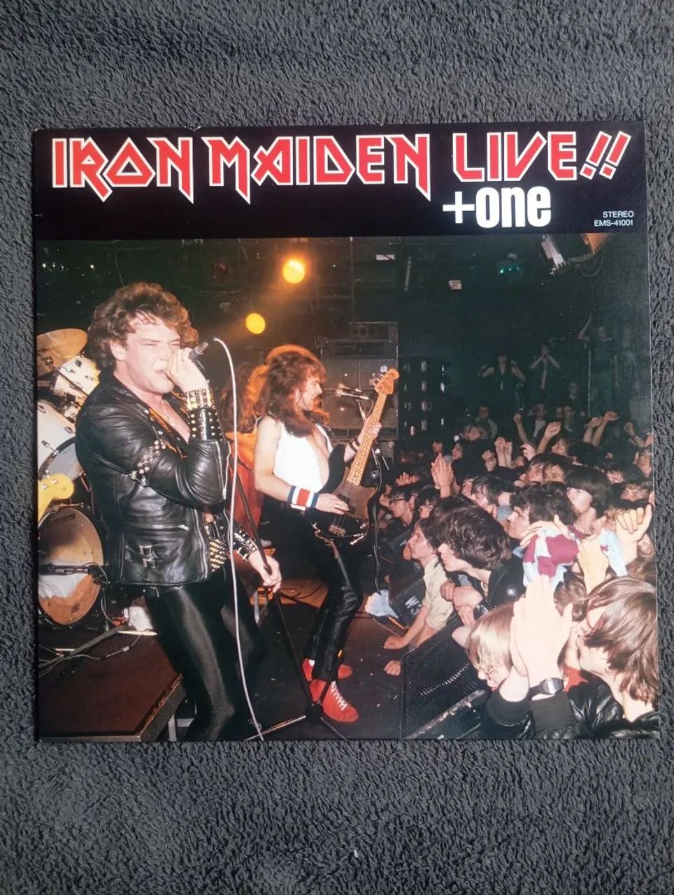 その他 LIVE [CD] Iron Maiden LP Live + One Excelente Estado Japonês Com Encarte Sem