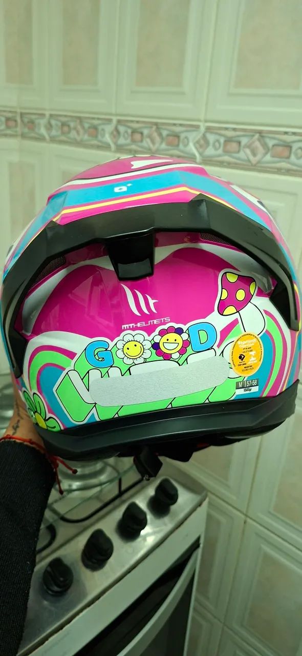 CAPACETE N°58 MT HELMETS (NOVO) - Foto 2