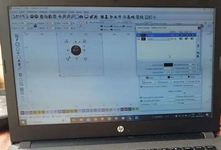 CNC Laser- corte e gravação(completa com notebook e lightburn vitalício) - Foto 5