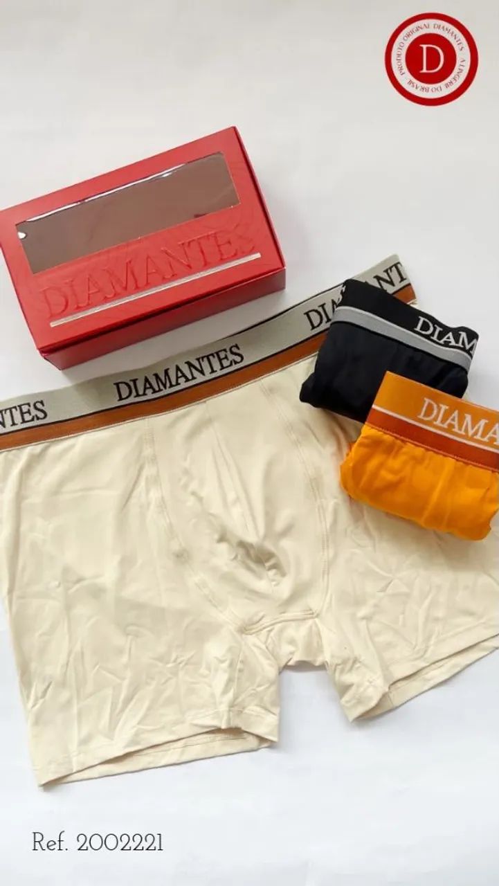 Cuecas Diamantes For Men Novas (Boxer, Slip e Plus Size) - PREÇO FIXO - Foto 4