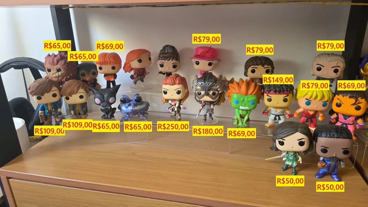 Funko Pop's - Diversos - Todos sem caixa