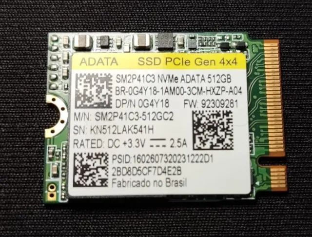 SSD Adata 512Gb NVMe