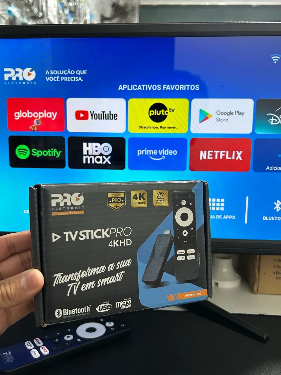 Stick Pró Ultra HD 4K Wi-Fi 5G Atualizado - Promoção  - Foto 2