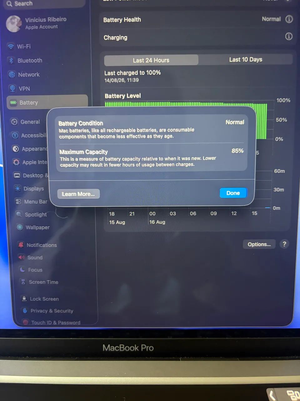 MacBook Pro 13 M1 - 16GB - 1TB SSD - Foto 3