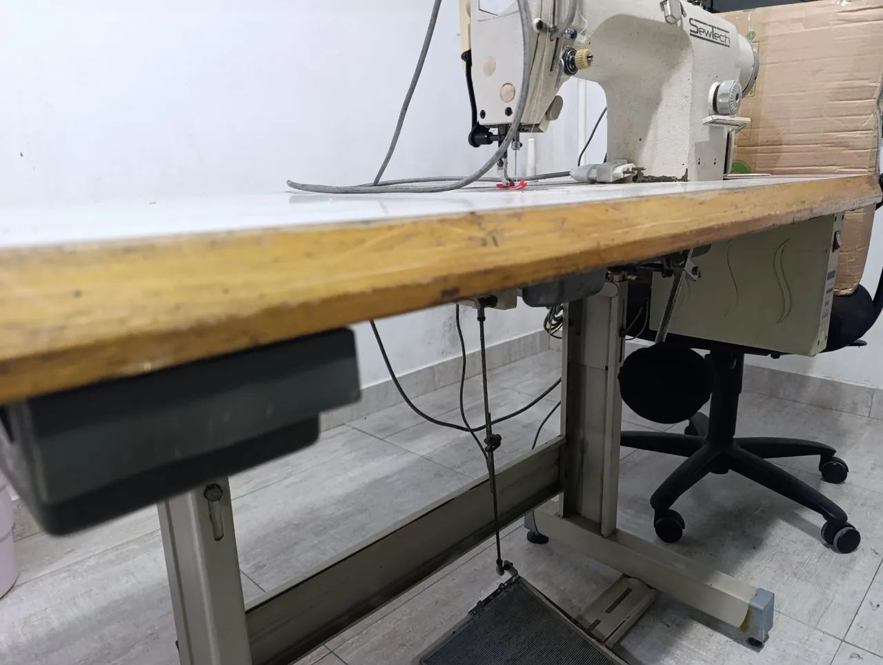 Máquina reta industrial costura direct drive eletrônica  - Foto 4