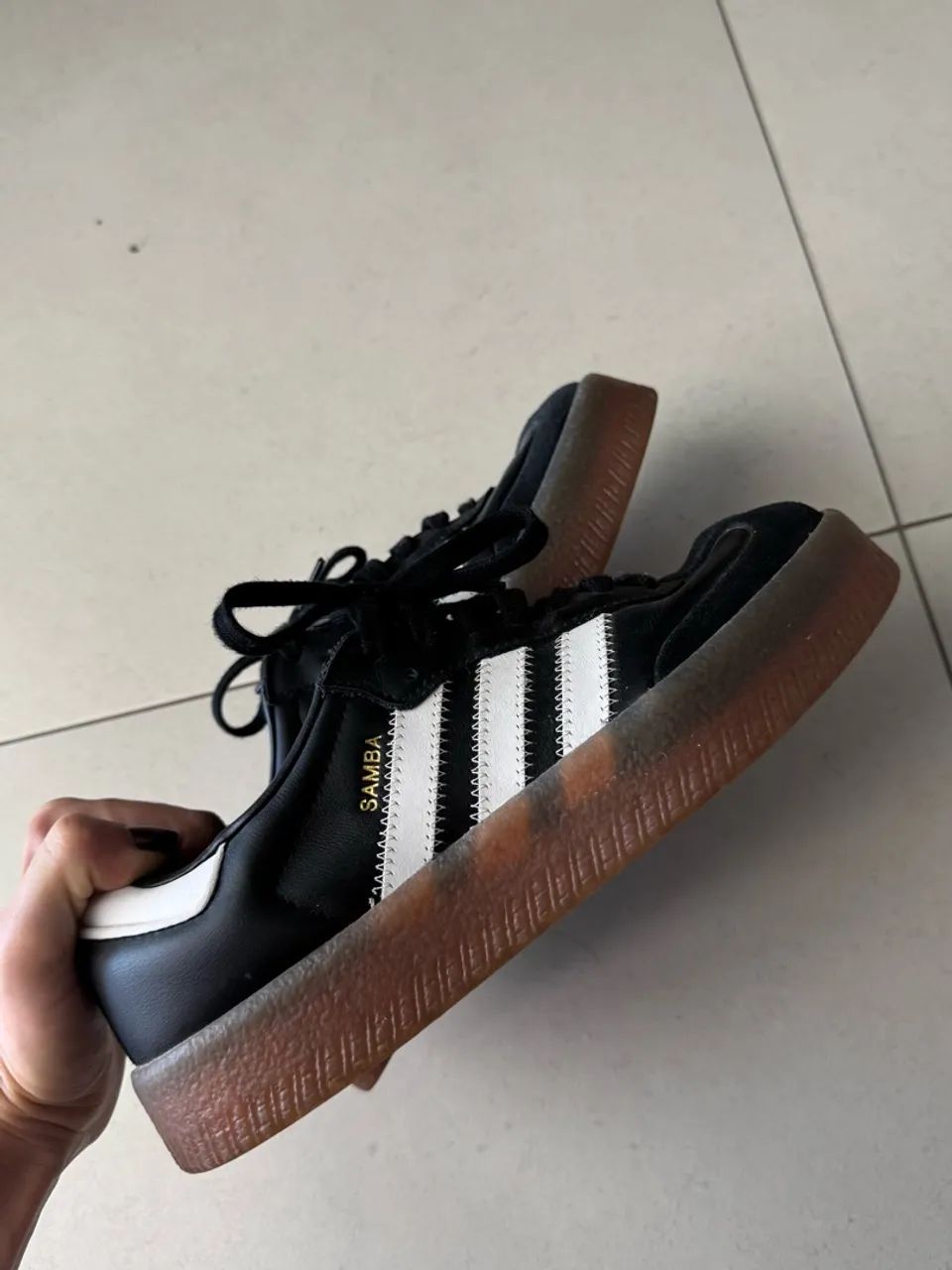 adidas sambaê preto - Foto 3