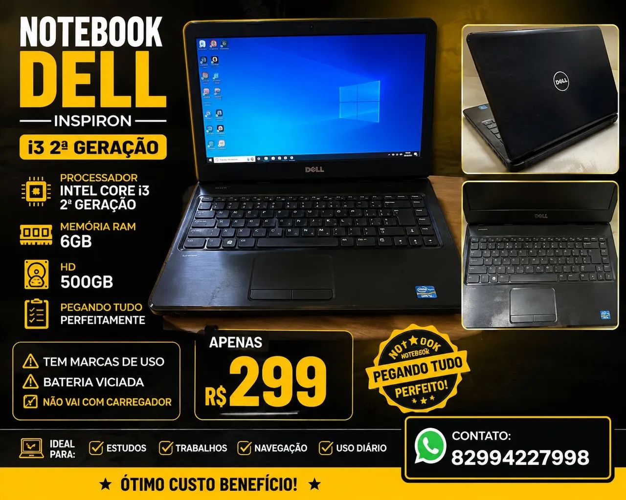 Notbook Dell i3