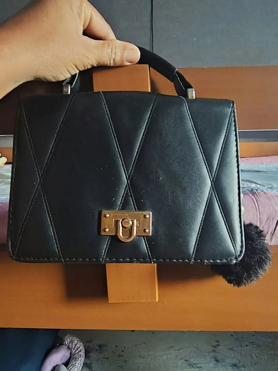 Combo de Bolsas Feminina Preta - Foto 3