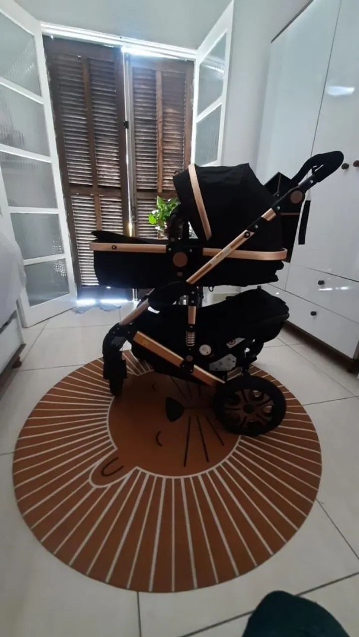 Carrinho de bebê 3 em 1 - Foto 2