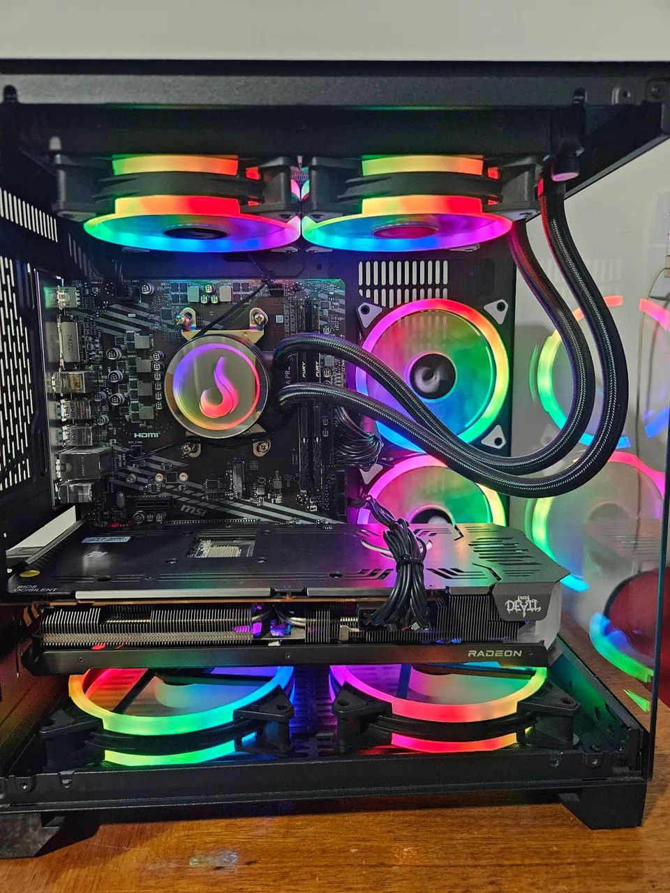 Pc gamer com Ryzen 5 5500 e RX 6700xt - Computadores e Desktops